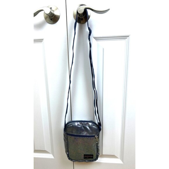 Jansport Weekender Mermaid Shiny Holographic Adjustable Strap Crossbody Bag - Picture 11 of 11